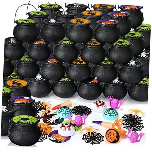 320 Pieces Halloween Party Favors 40 Pack Prefilled Small Plastic Witch