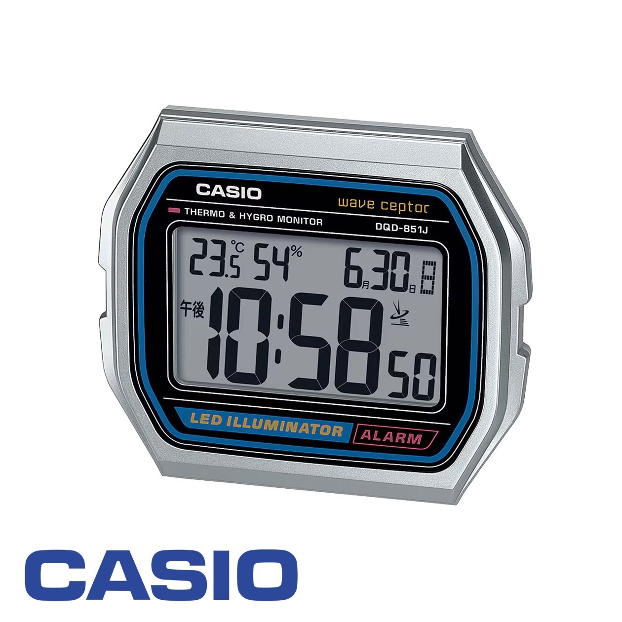 CASIO Classic Digital Alarm Clock Temperature/Humidity Day/Date DQD-851J-8JF JDM
