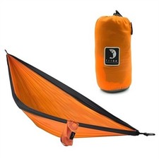 Tribe Provisions 2 Person Portable Camping Hammock Double Outdoor Swing Orange