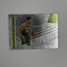 Giannis Antetokounmpo 2021-22 Panini Illusions Chasing the Hall #1 Bucks NrMt