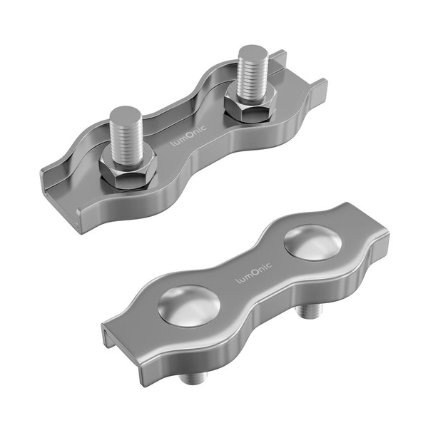 100X Drahtseilklemme Duplex Edelstahl V4A 316 3Mm Seilklemme Drahtklemme-image