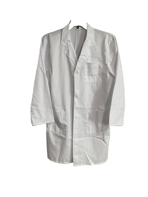 Doctor lab coat jacket WHITE long COSTUME hospital medical size SMALL EUC G1