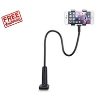 Universal Adjustable Gooseneck Phone Holder - Hands-Free Viewing Solution