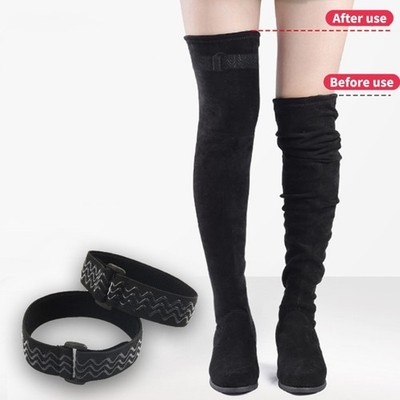 Elastic Straps for High Knee Boots and Thigh High Stockings Fixed Garter Belts