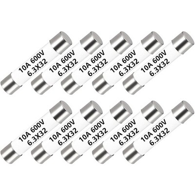 PENGLIN 10PCS DMM Multimeter Fuse Replace 10A 600V, Fuses Fast Blow... 