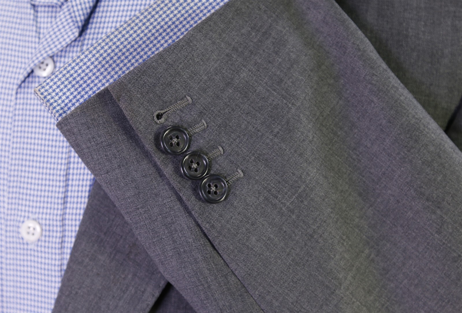 Peter Millar Men's Solid Gray 2-Btn Wool Blazer J… - image 6