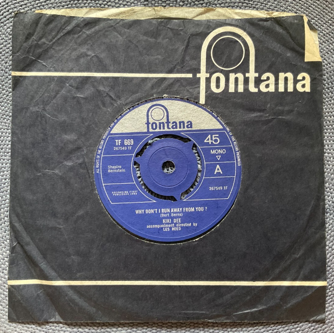 photo of Kiki Dee - Why Dont I Run Uk 1966    Mod Dancer  Vg