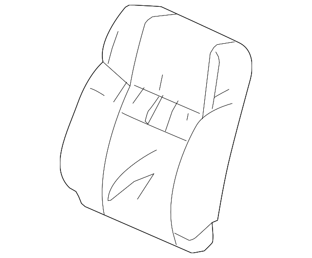 Genuine Honda Seat Back Cover 81521-T0G-L82ZF