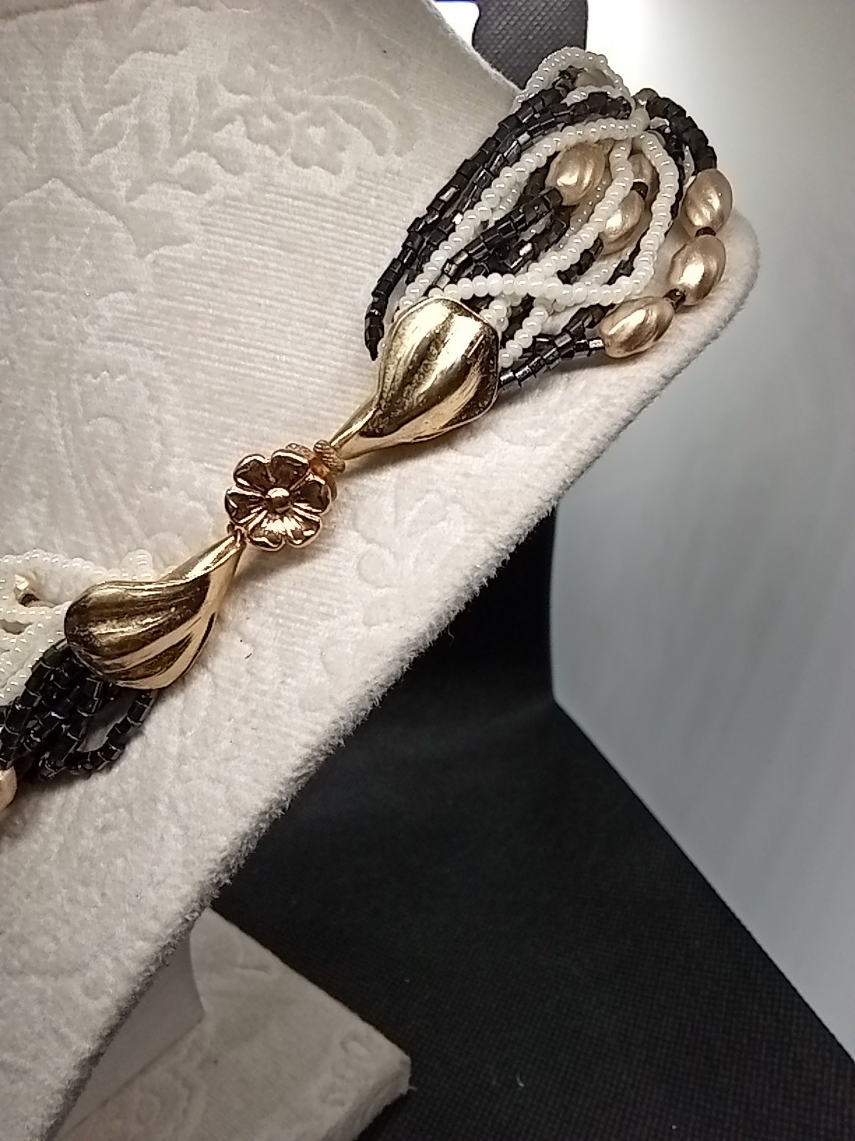 Beautiful Multi-strand  Statement Necklace - image 4