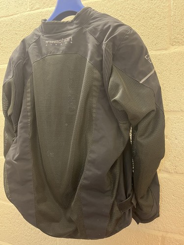 RST F-Lite Airbag CE Mens Textile Motorcycle Jacket Black 52 Inch Chest 4XL - Picture 8 of 8