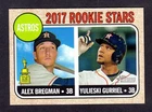 2017 HERITAGE #113 Alex Bregman / Yulieski Gurriel HOUSTON ASTROS ROOKIE NM+   A