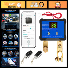 12v Car Kill Switch With Phone App - Remote Battery Disconnect Anti-drain Secu