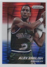 2014-15 Panini Prizm Red White & Blue Pulsar Prizm Alex English #164 HOF 4k8