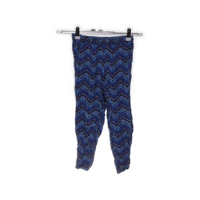 H&M, Hose, Größe: 116, Blau/Mehrfarbig, Viskose, Chevron, Mädchen #BCy