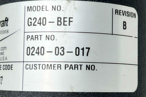 Electro Craft G240-BEF 0240-03-017 Servo Motor *used working - Picture 3 of 7