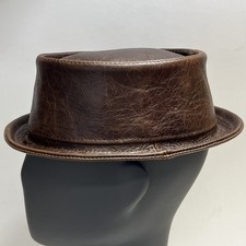 leather hat