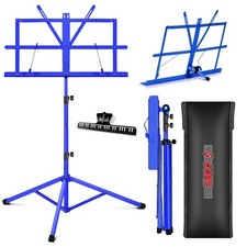 5 Core Music Stand Adjustable 57" Book Stands Foldable Portable Sheet Holder