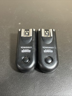 SET OF 2 Yongnuo RF603N II FSK 2.4GHz Wireless Flash Triggers /Nikon