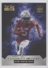 2022 Wild Card MATTE Rookie Heat Black - Blue Flames Garrett Wilson RC 9o3. rookie card picture