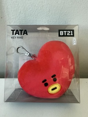 LINE FRIENDS BT21 Tata Key Ring Plush Animation Character Collectible 