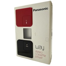 RARE Vintage Panasonic Way Cassette Player RQ-WJ1 PARTS OR REPAIR DOES NOT WORK