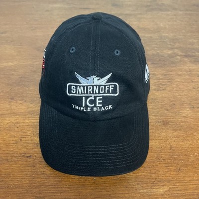 Smirnoff Ice Triple Black Hat Cap NASCAR Roush Racing Adjustable One Size