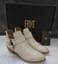 NEW Frye Woman’s Ray Harness Back Zip Boots Size 6 New