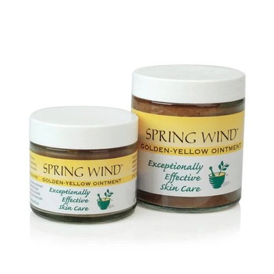 Spring Wind - Golden Yellow Ointment in round glass jar (Size 2 FL oz)