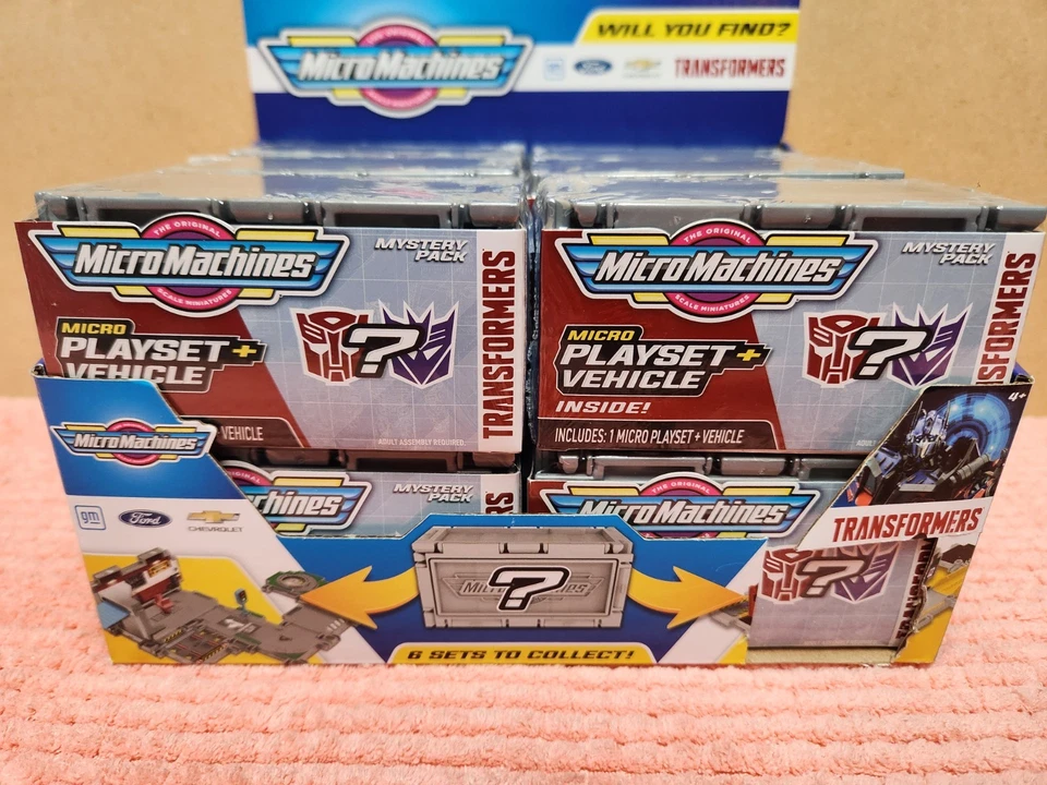 2023 Micro Machines Transformers Mystery Vehicle Pack Series 2 COMPLETE Case 12 - Image 3 of 4