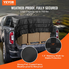 Cargo Net Heavy Duty Cargo Net 120" x 105" Adjustable Buckles  S-Hooks
