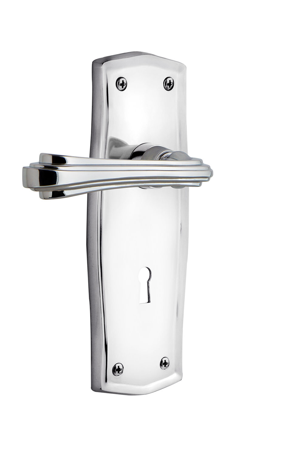 Nostalgic Warehouse PRAFLR_PRV_238_KH Fleur Privacy Door Lever