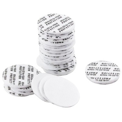 Boguish 200 Pcs Foam Lid Liner, PS Resistant Tamper Pressure 27mm, White