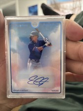 Evan Carter Auto Card
