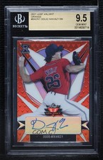 2021 Leaf Valiant Orange /99 Doug Nikhazy #BA-DN1 BGS 9.5 GEM MINT Auto 4z8