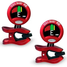 Snark Red Silver Snark Clip-On Tuner 2 Pack
