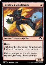 Sarpadian Simulacrum (135/703) Modern Horizons 3 Foil