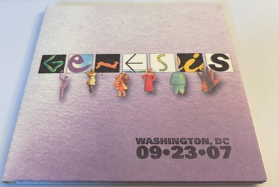 Genesis - Official Live 2-CD - 09.23.07 Washington, DC Limited Edition RARE