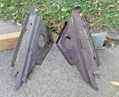 1926 1927 Model T Ford FRONT FLOOR BOARD SIDE SUPPORTS / RISORS