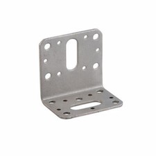 60mm x 40mm REINFORCED GALVANISED ANGLE BRACKET HEAVY DUTY DECKING JOISTS TIMBER