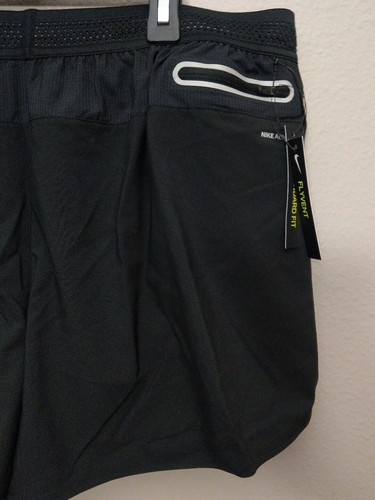 Nike Aeroswift Flyvent Boston Marathon Running Shorts Size XXL AO4907 010 2XL - Picture 4 of 5