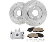 Juego de rotor y pinza de pastillas de freno eje Detroit 86592QF para Dodge Avenger 2008-2014