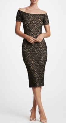 jemma midi dress Jemma One Shoulder Tie Midi Dress / Black | MESHKI