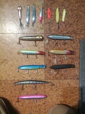 Lot of chug bugs and blade lures (15).  Storm, etc