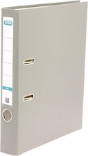 Elba Ordner A4, smart Pro, 5 cm schmal, Kunststoff außen, grau