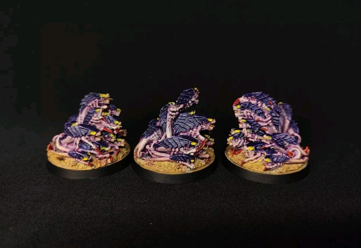 Warhammer 40k commission painted Tyranid Ripper Swarms | eBay