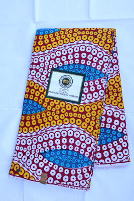 Afrikanische Baumwolle Print Fabrics Ankara Wachs schöne Farben Breite 115 cm 