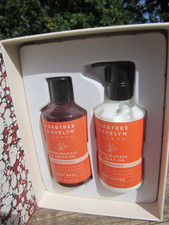 Crabtree Evelyn Pomegranate Argan Oil Body Lotion BODY WASH SET NEW in BOX