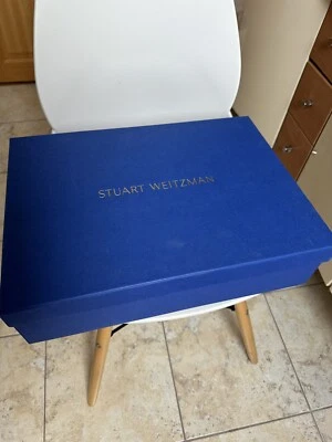 Boots Stuart Weitzman 42,5 (12) Cuir Lisse Souple Gris-Perl - Photo 1/4