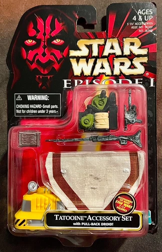STAR WARS EPISODE 1 TATOOINE ACCESSORY KIT FIGURE BNIB HASBRO.