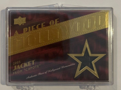 2008 A Piece of Hollywood Capote Philip Seymour Hoffman Swatch Card